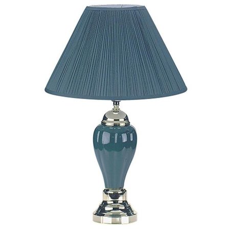 ORE INTERNATIONAL Ore International 6117GN 27   Ceramic Table Lamp - Green 6117GN